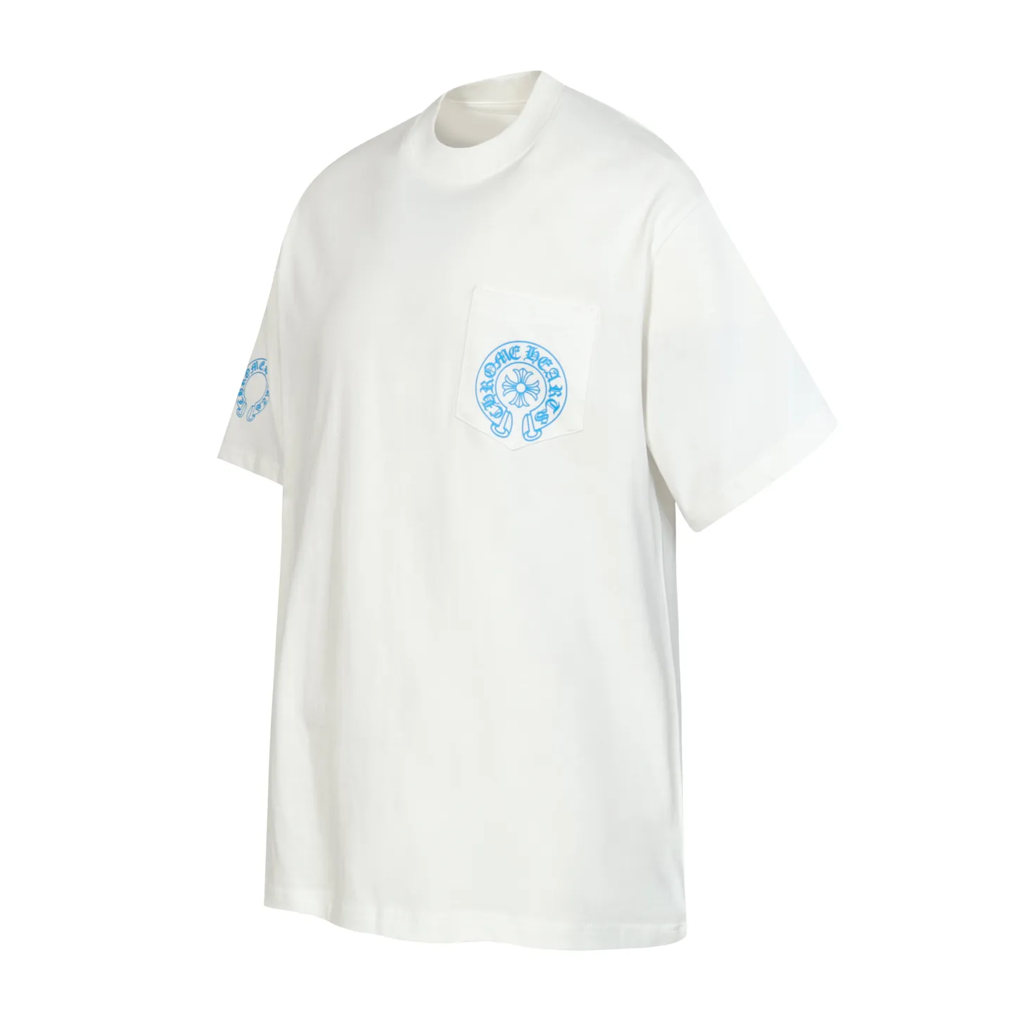 P150 Cross-border running quantity model, please do not place an order if you are pursuing quality - Chrome Hearts/Chrome Heart Cross Sanskrit short-sleeved T-shirt - High weight, high density and high quality. The wool is soft, delicate and skin-friendly. It feels soft and silky. It has excellent warmth and skin-friendly properties. - Customized weaving and dyeing, no color difference. No matter the fabric or workmanship details, it is better than the ordinary version on the market. -Colour: black white -Size: S M L XL